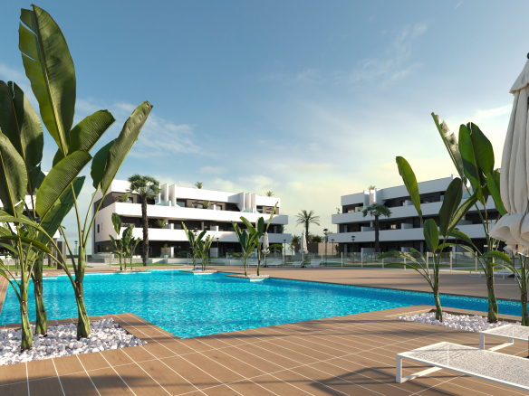 New build tourist apartments in El Raso, Guardamar del Segura, Spain