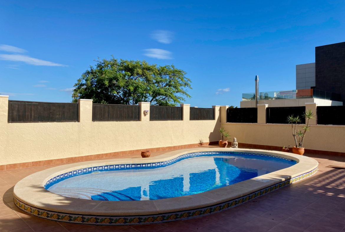 Villa with Private Pool & Mediterranean Sea Views in Molino Blanco - La Mata Beach, Alicante, Spain