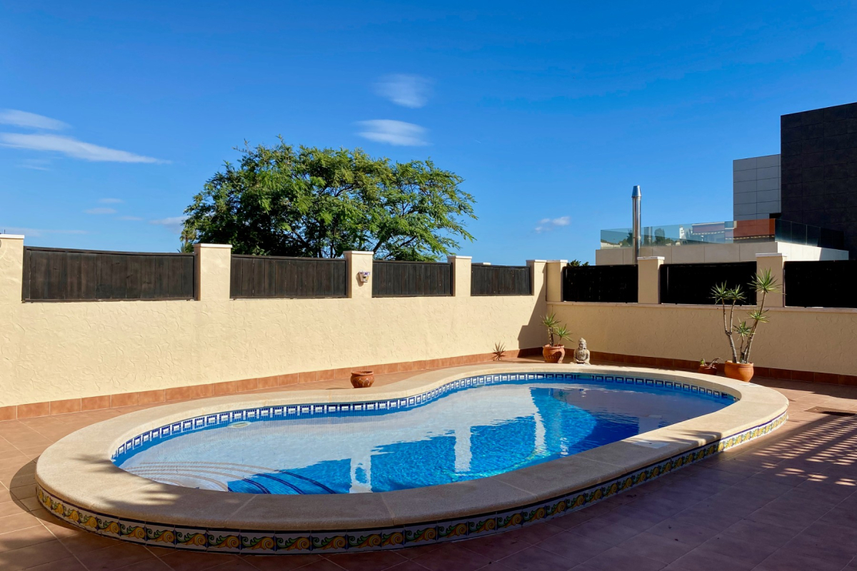 Villa with Private Pool & Mediterranean Sea Views in Molino Blanco - La Mata Beach, Alicante, Spain